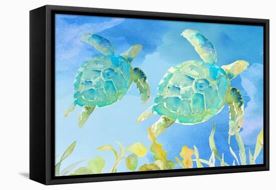 Turtles Ascend-Lanie Loreth-Framed Stretched Canvas