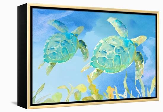 Turtles Ascend-Lanie Loreth-Framed Stretched Canvas