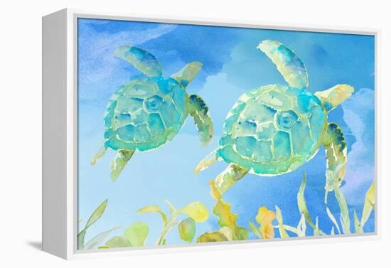 Turtles Ascend-Lanie Loreth-Framed Stretched Canvas