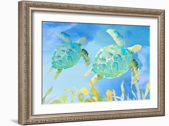 Turtles Ascend-Lanie Loreth-Framed Art Print