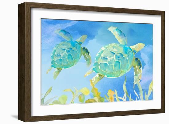 Turtles Ascend-Lanie Loreth-Framed Art Print