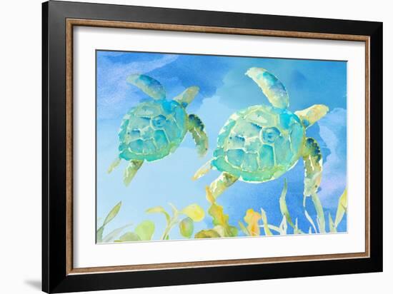 Turtles Ascend-Lanie Loreth-Framed Art Print