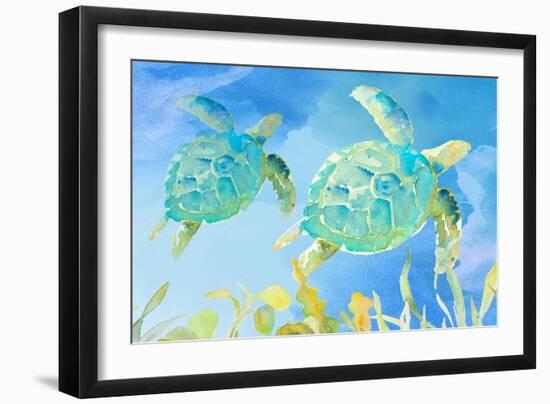 Turtles Ascend-Lanie Loreth-Framed Art Print