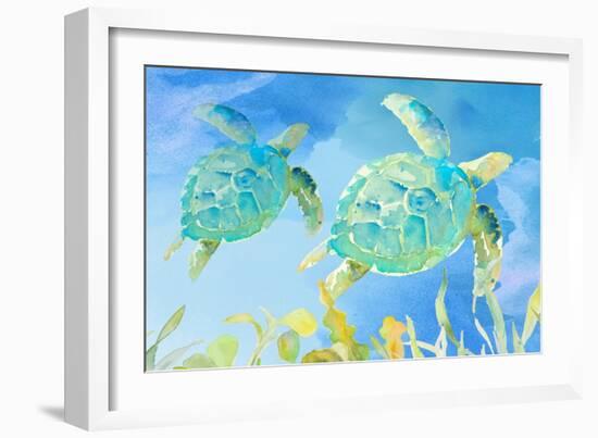 Turtles Ascend-Lanie Loreth-Framed Art Print