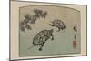 Turtles (Kame)-Ando Hiroshige-Mounted Art Print