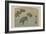 Turtles (Kame)-Ando Hiroshige-Framed Art Print