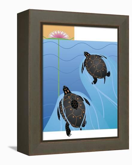 Turtles-Marie Sansone-Framed Premier Image Canvas