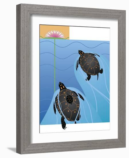 Turtles-Marie Sansone-Framed Giclee Print