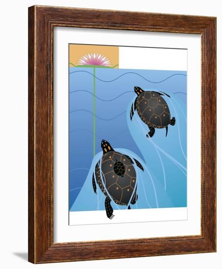 Turtles-Marie Sansone-Framed Giclee Print