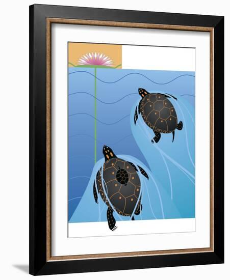 Turtles-Marie Sansone-Framed Giclee Print