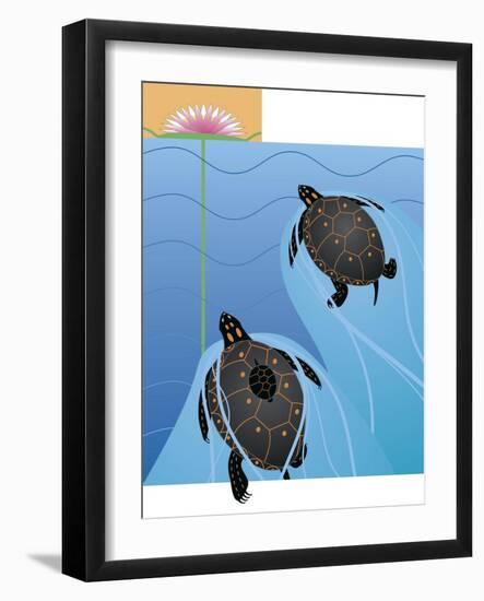 Turtles-Marie Sansone-Framed Giclee Print