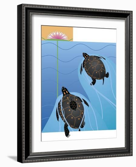 Turtles-Marie Sansone-Framed Giclee Print