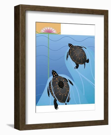 Turtles-Marie Sansone-Framed Giclee Print