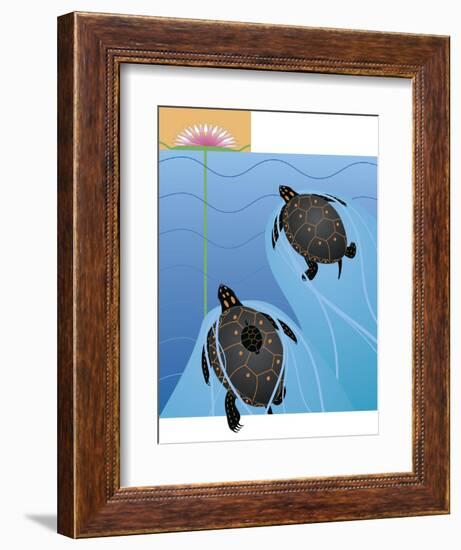 Turtles-Marie Sansone-Framed Giclee Print