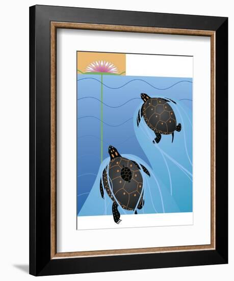 Turtles-Marie Sansone-Framed Giclee Print