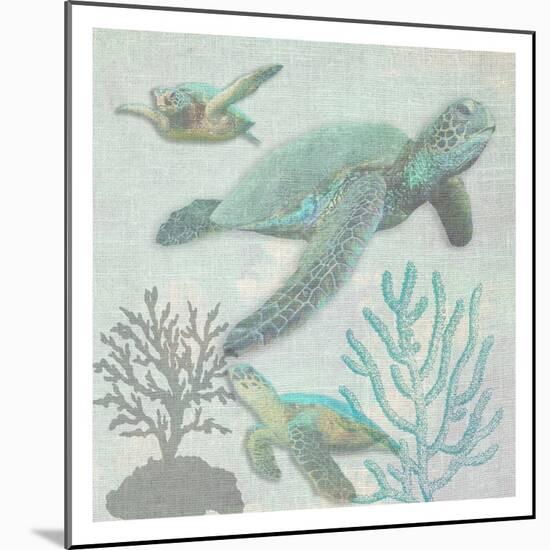 Turtles-Sheldon Lewis-Mounted Art Print