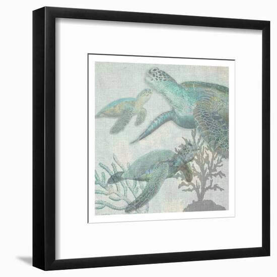 Turtles-Sheldon Lewis-Framed Art Print