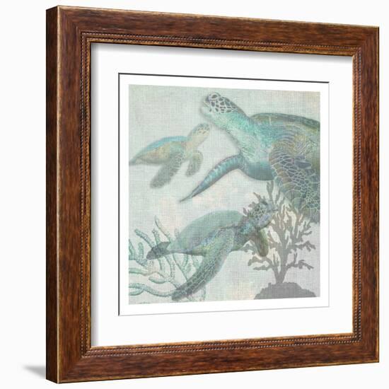 Turtles-Sheldon Lewis-Framed Art Print