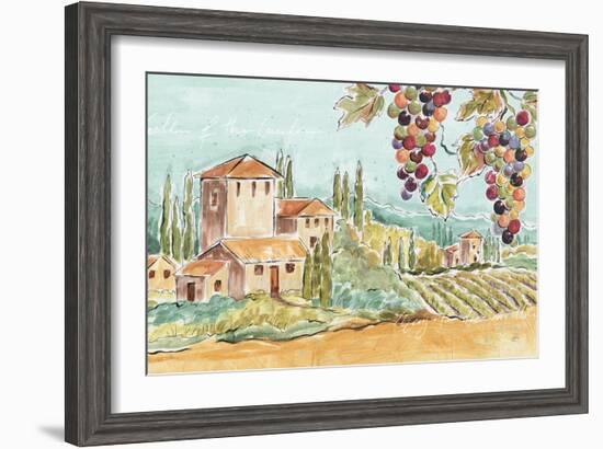 Tuscan Breeze I No Poppies-Daphne Brissonnet-Framed Art Print