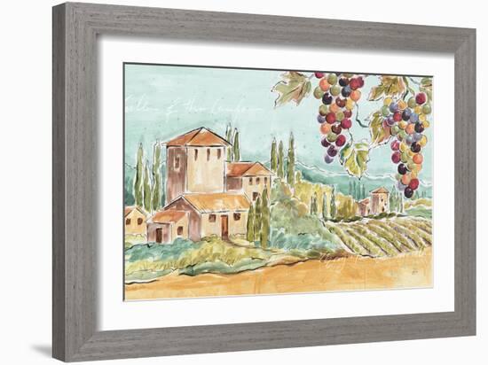 Tuscan Breeze I No Poppies-Daphne Brissonnet-Framed Art Print