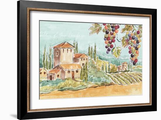 Tuscan Breeze I No Poppies-Daphne Brissonnet-Framed Art Print