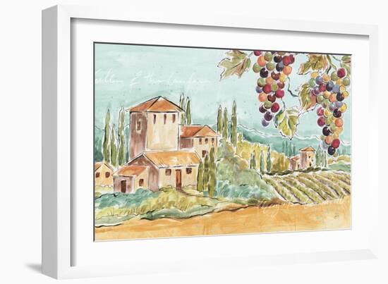 Tuscan Breeze I No Poppies-Daphne Brissonnet-Framed Art Print