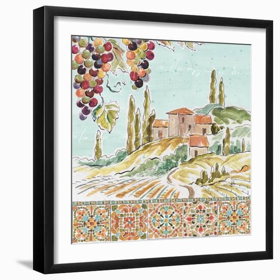 Tuscan Breeze III-Daphne Brissonnet-Framed Premium Giclee Print