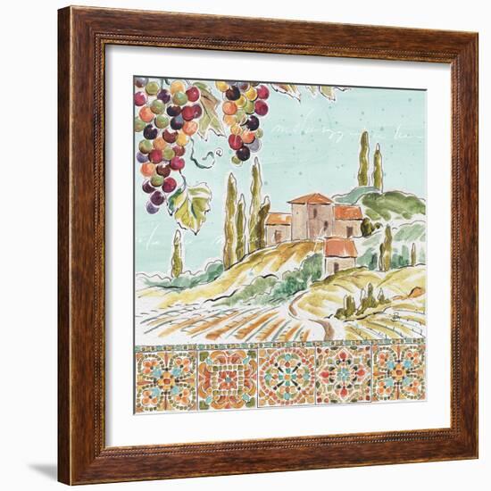 Tuscan Breeze III-Daphne Brissonnet-Framed Art Print