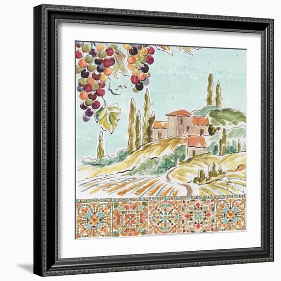 Tuscan Breeze III-Daphne Brissonnet-Framed Art Print