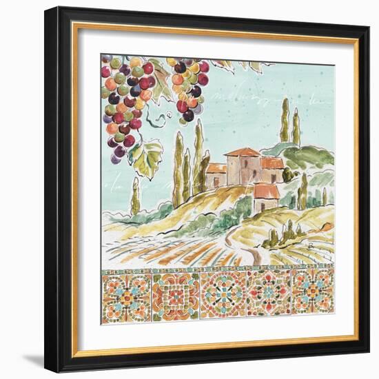 Tuscan Breeze III-Daphne Brissonnet-Framed Art Print