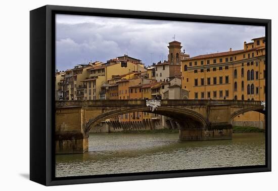 Tuscan Bridge II-Rita Crane-Framed Premier Image Canvas