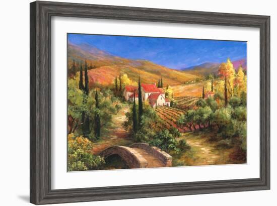 Tuscan Bridge-Art Fronckowiak-Framed Art Print