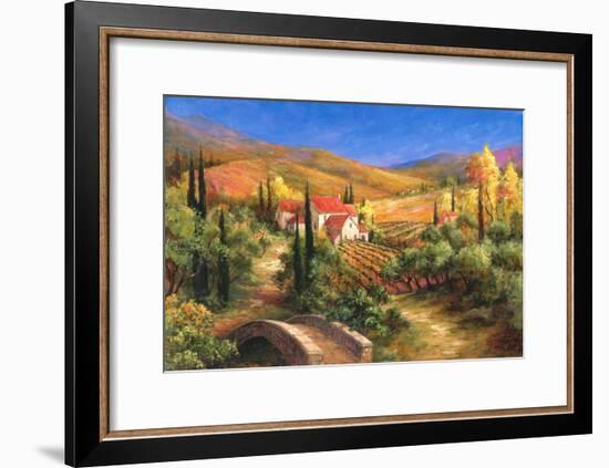 Tuscan Bridge-Art Fronckowiak-Framed Art Print