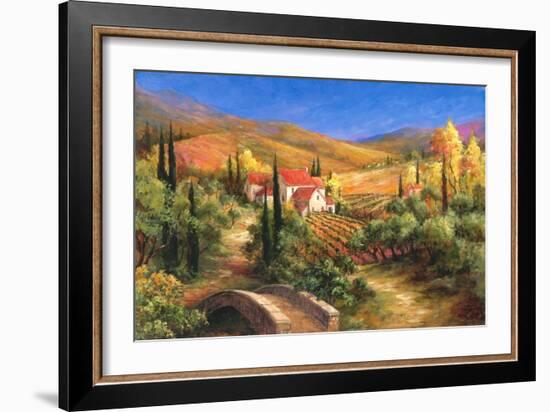 Tuscan Bridge-Art Fronckowiak-Framed Art Print