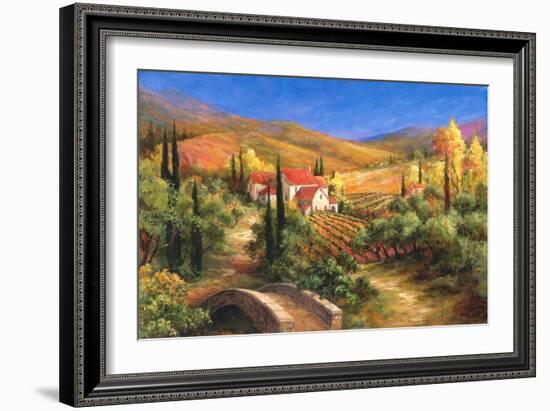 Tuscan Bridge-Art Fronckowiak-Framed Art Print