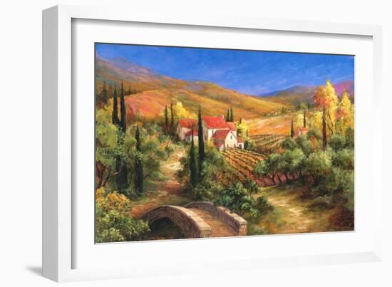 Tuscan Bridge-Art Fronckowiak-Framed Premium Giclee Print