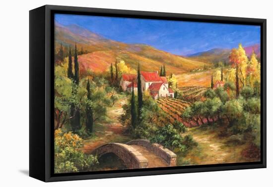 Tuscan Bridge-Art Fronckowiak-Framed Stretched Canvas