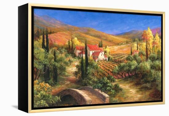 Tuscan Bridge-Art Fronckowiak-Framed Stretched Canvas