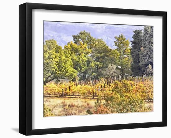 Tuscan Countryside In Autumn-Dorothy Berry-Lound-Framed Giclee Print