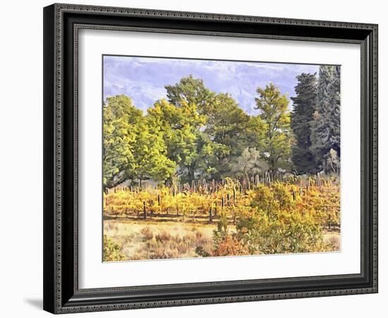 Tuscan Countryside In Autumn-Dorothy Berry-Lound-Framed Giclee Print