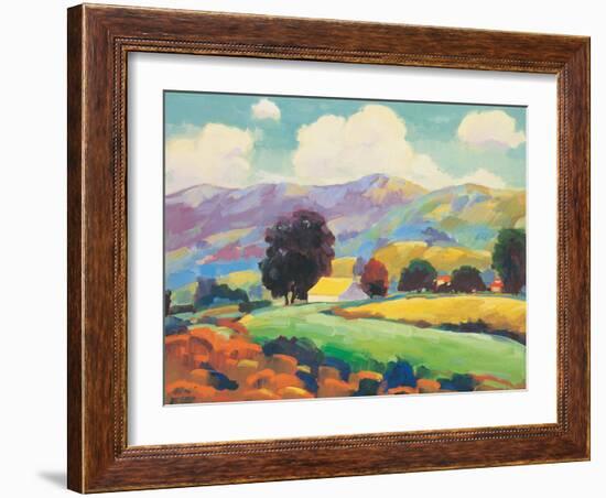 Tuscan Countryside-unknown unknown-Framed Art Print