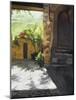 Tuscan Courtyard, Early Evening-Helen J. Vaughn-Mounted Giclee Print