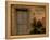 Tuscan Doorway, Castellina, Il Chianti, Tuscany, Italy-Walter Bibikow-Framed Premier Image Canvas