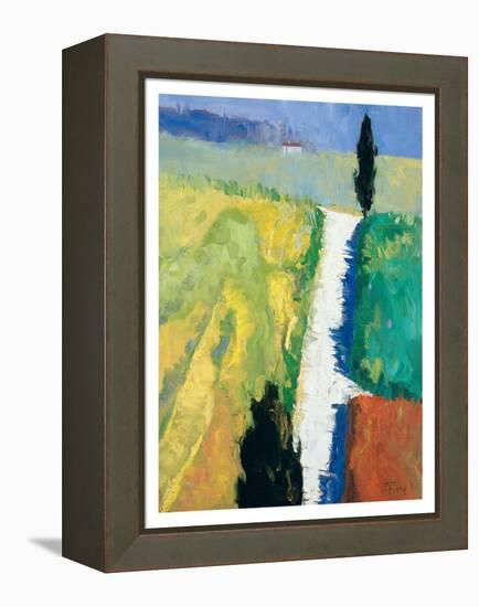 Tuscan Field II-Peter Fiore-Framed Stretched Canvas