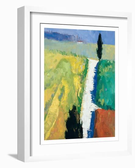 Tuscan Field II-Peter Fiore-Framed Premium Giclee Print