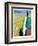 Tuscan Field II-Peter Fiore-Framed Art Print