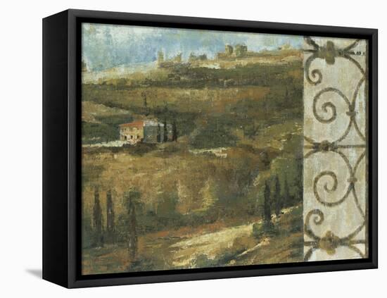 Tuscan Gateway II-Liz Jardine-Framed Stretched Canvas