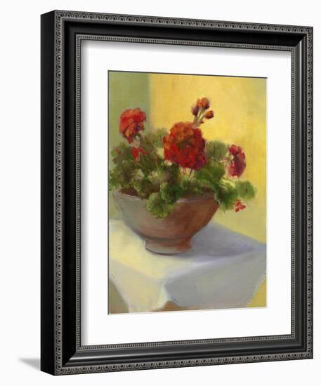 Tuscan Geraniums-Mary Jean Weber-Framed Premium Giclee Print