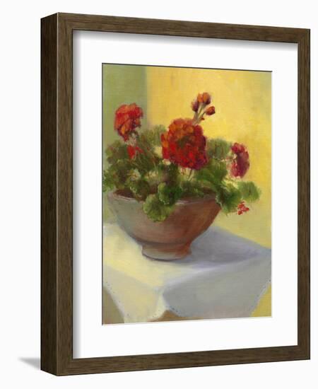 Tuscan Geraniums-Mary Jean Weber-Framed Art Print