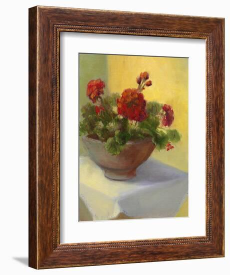 Tuscan Geraniums-Mary Jean Weber-Framed Art Print